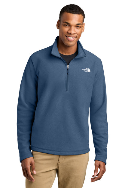 The North Face Textured Pine Grove 1/2-Zip in Shady Blue Heather, style NF0A8JF6