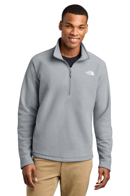 The North Face Textured Pine Grove 1/2-Zip in TNF Light Grey Heather, style NF0A8JF6