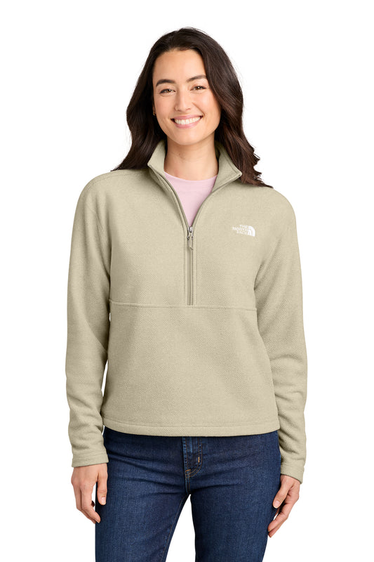 The North Face Women’s Textured Pine Grove 1/2-Zip in Gravel Heather, style NF0A8JF7