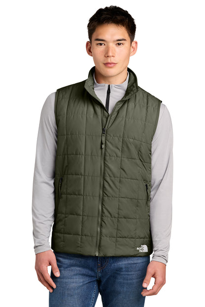 The North Face Iron Drift Quilted Vest in New Taupe Green, style NF0A8JEW