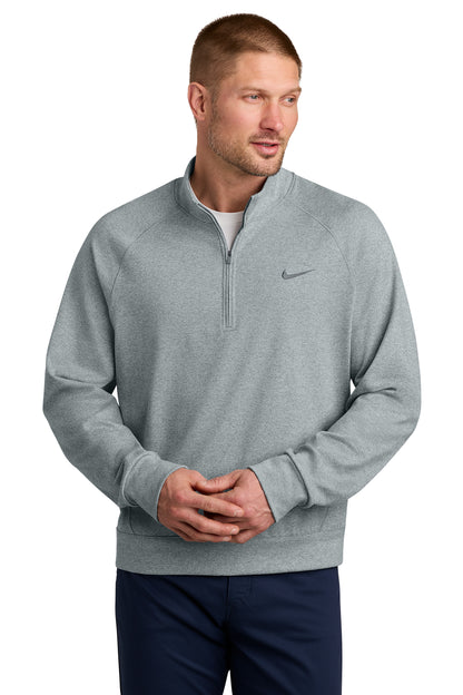Nike Dri-FIT Primary 1/4-Zip in Cool Grey Heather, style NKIO8128