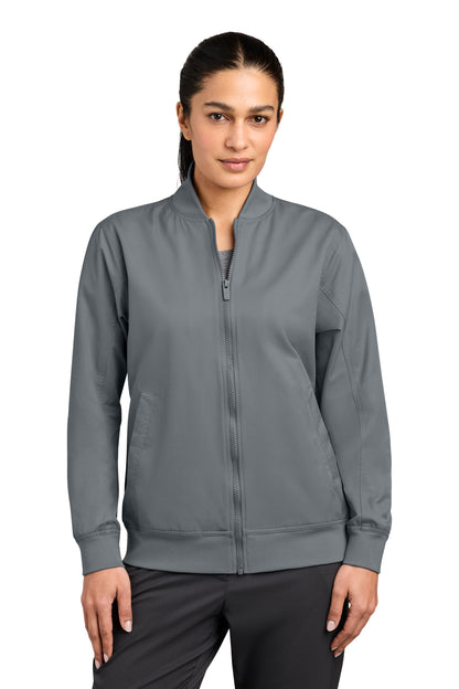 Nike Women’s Bomber Jacket in Cool Grey, style NKIO8132