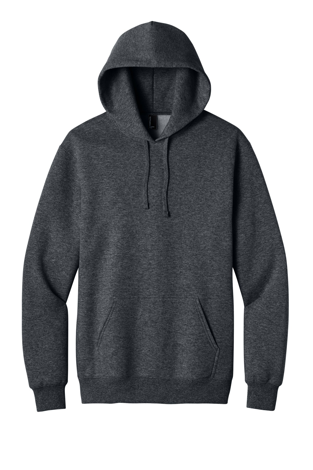 Port & Company Foundation Fleece Pullover Hooded Sweatshirt PC107H in Dark Heather Grey