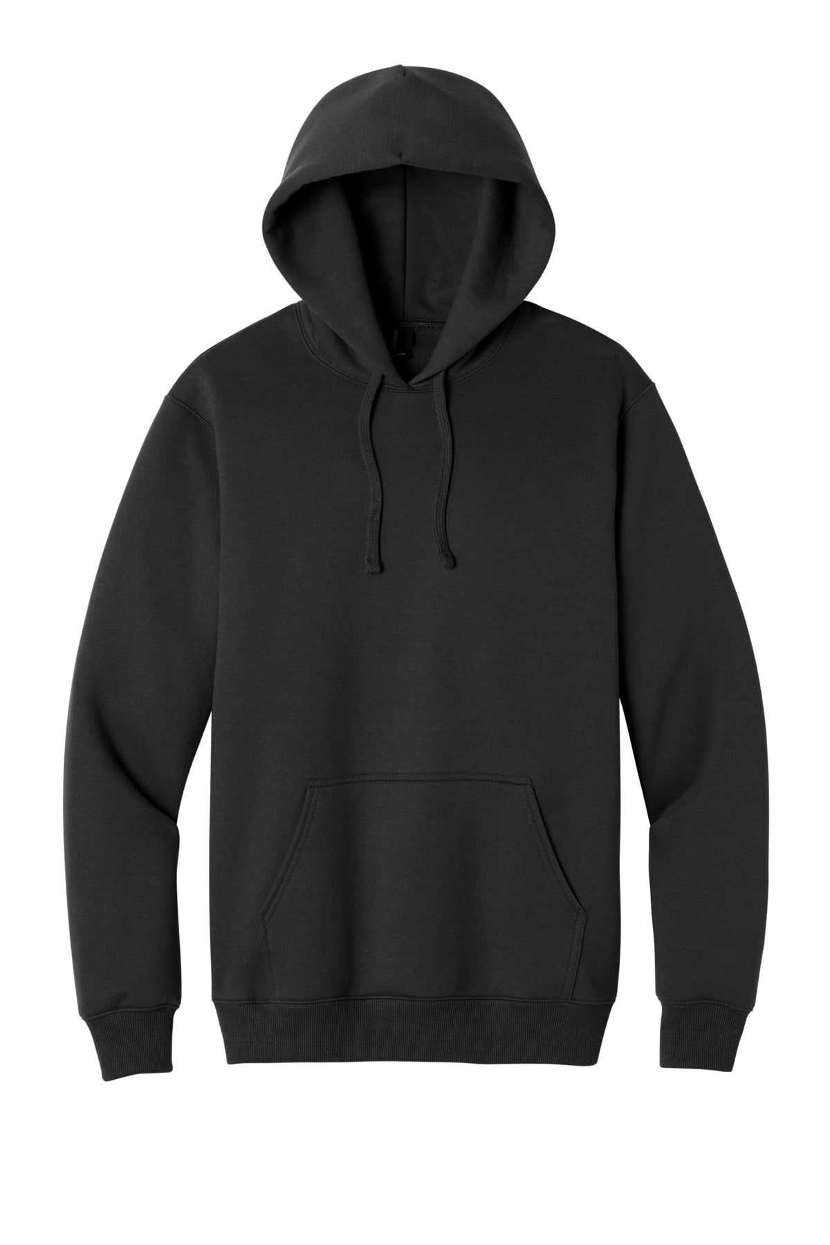 Port & Company Foundation Fleece Pullover Hooded Sweatshirt PC107H in Jet Black