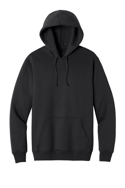 Port & Company Foundation Fleece Pullover Hooded Sweatshirt PC107H in Jet Black