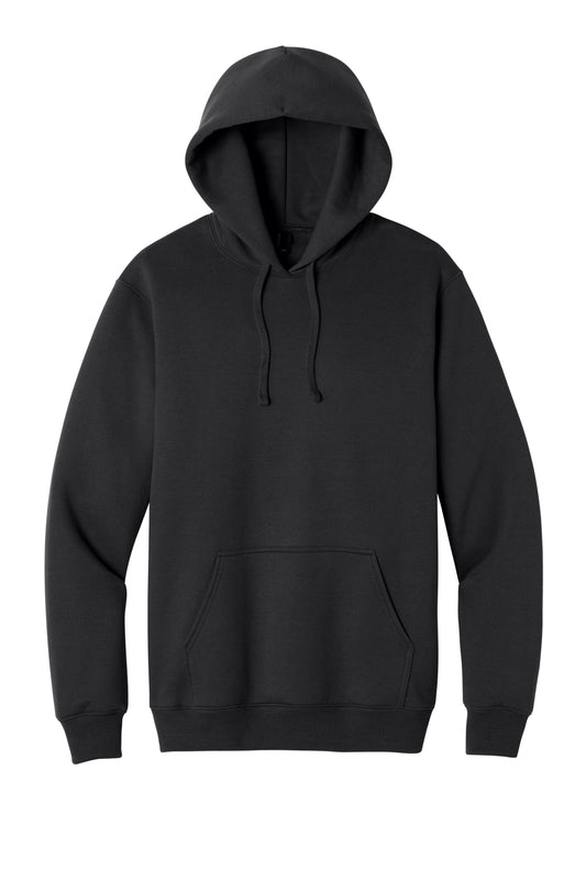 Port & Company Foundation Fleece Pullover Hooded Sweatshirt PC107H in Jet Black