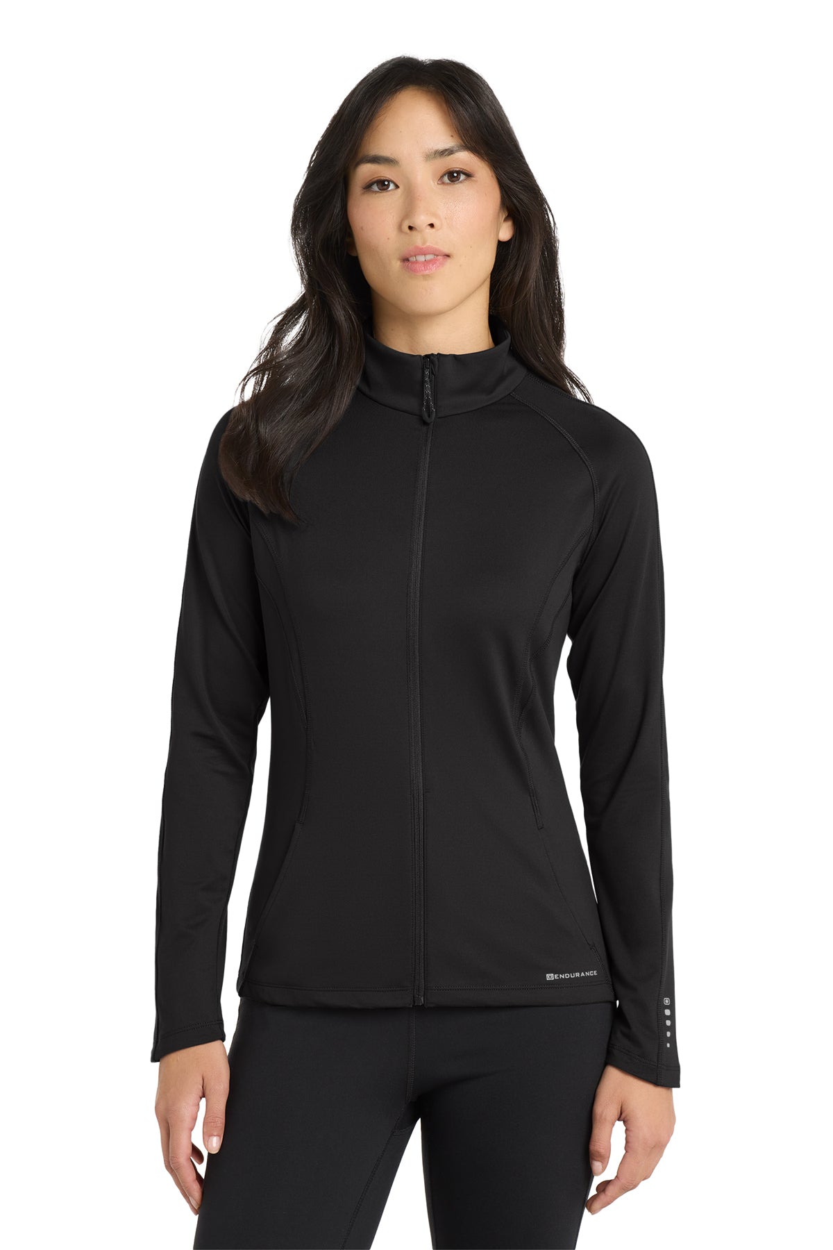 OGIO Women's Radius Full-Zip in Blacktop, style LOE551