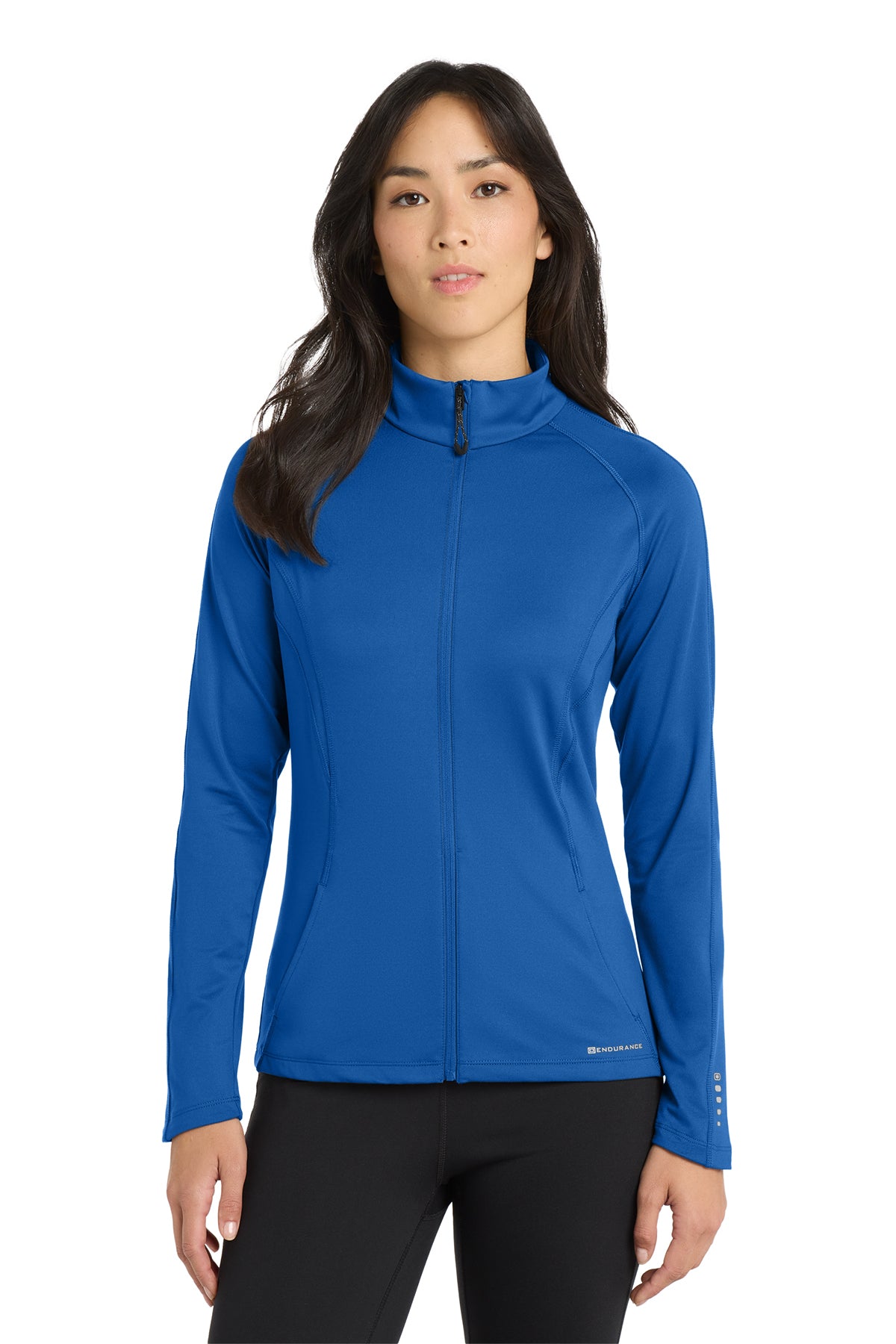 OGIO Women's Radius Full-Zip in Electric Blue, style LOE551