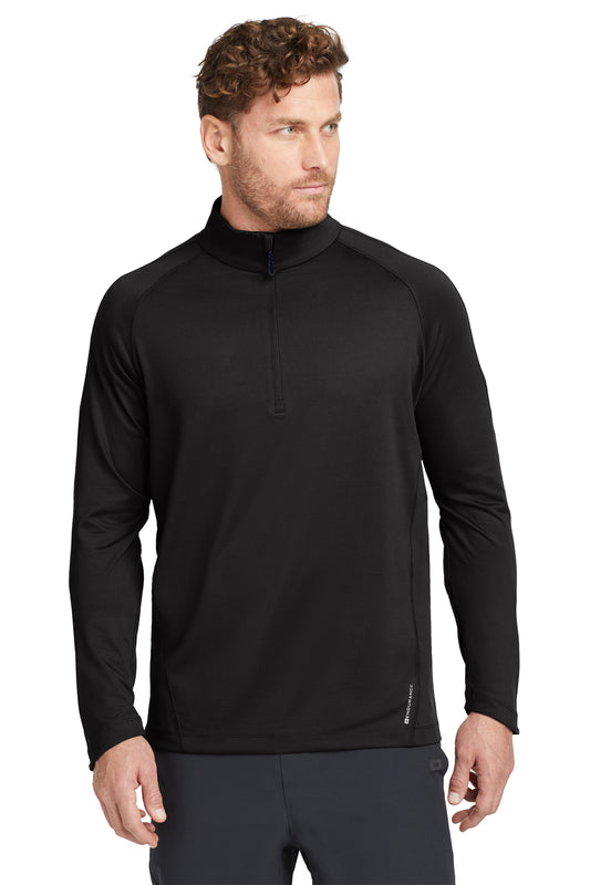 OGIO Radius 1/4-Zip in Blacktop, style OE550