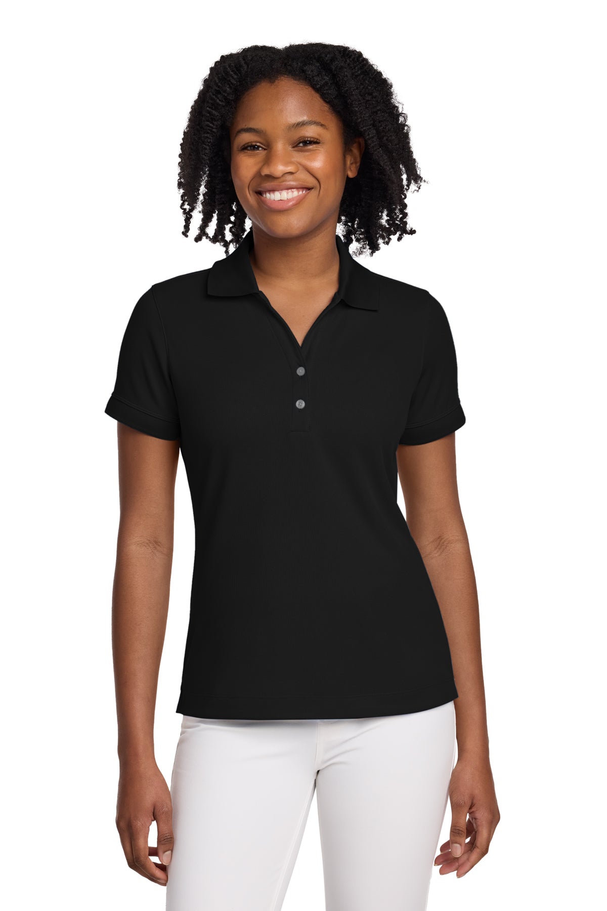 Nike Women's Dri-FIT Classic Polo in Black, style 286772