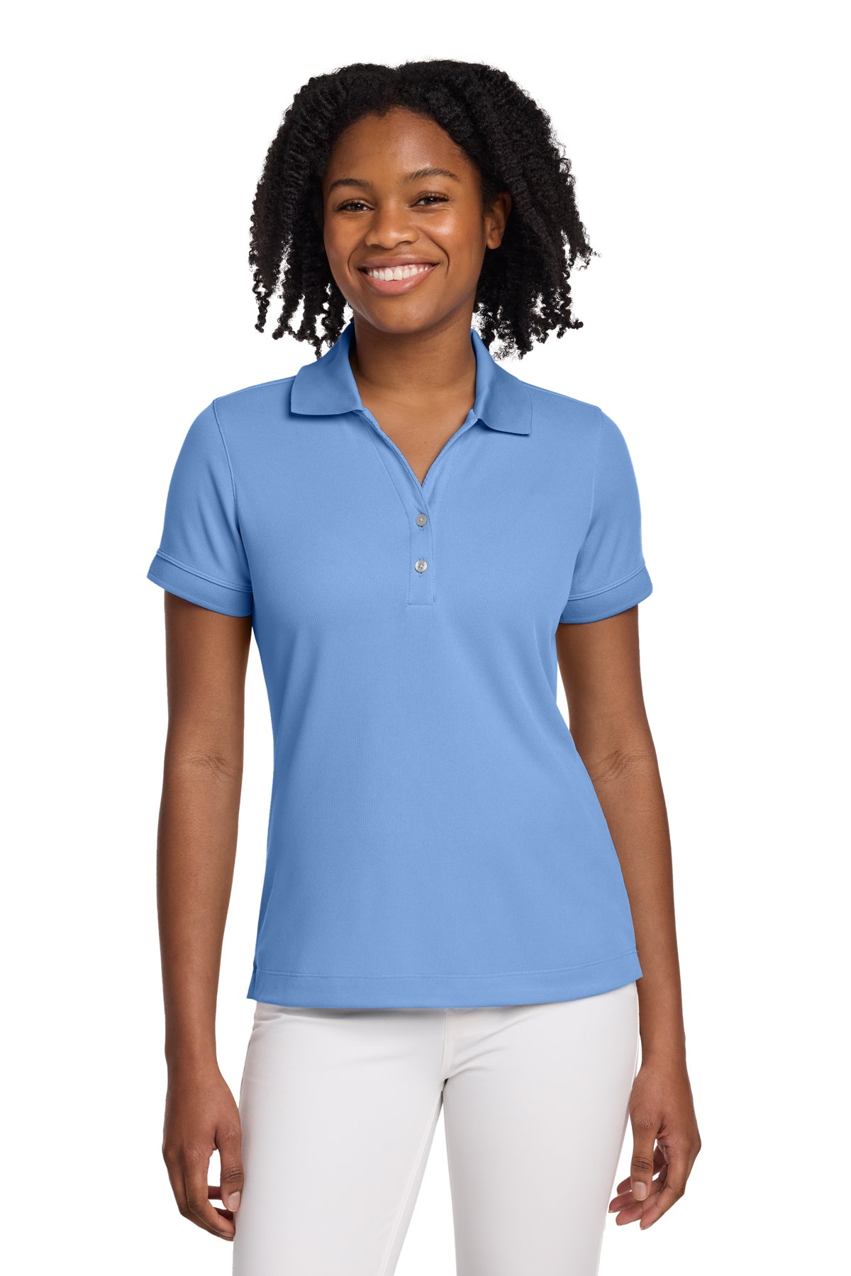 Nike Women's Dri-FIT Classic Polo in Light Blue, style 286772
