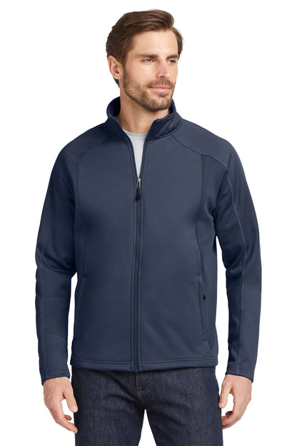 Eddie Bauer Trail Soft Shell Jacket in River Blue Navy/ River Blue Navy, style EB542