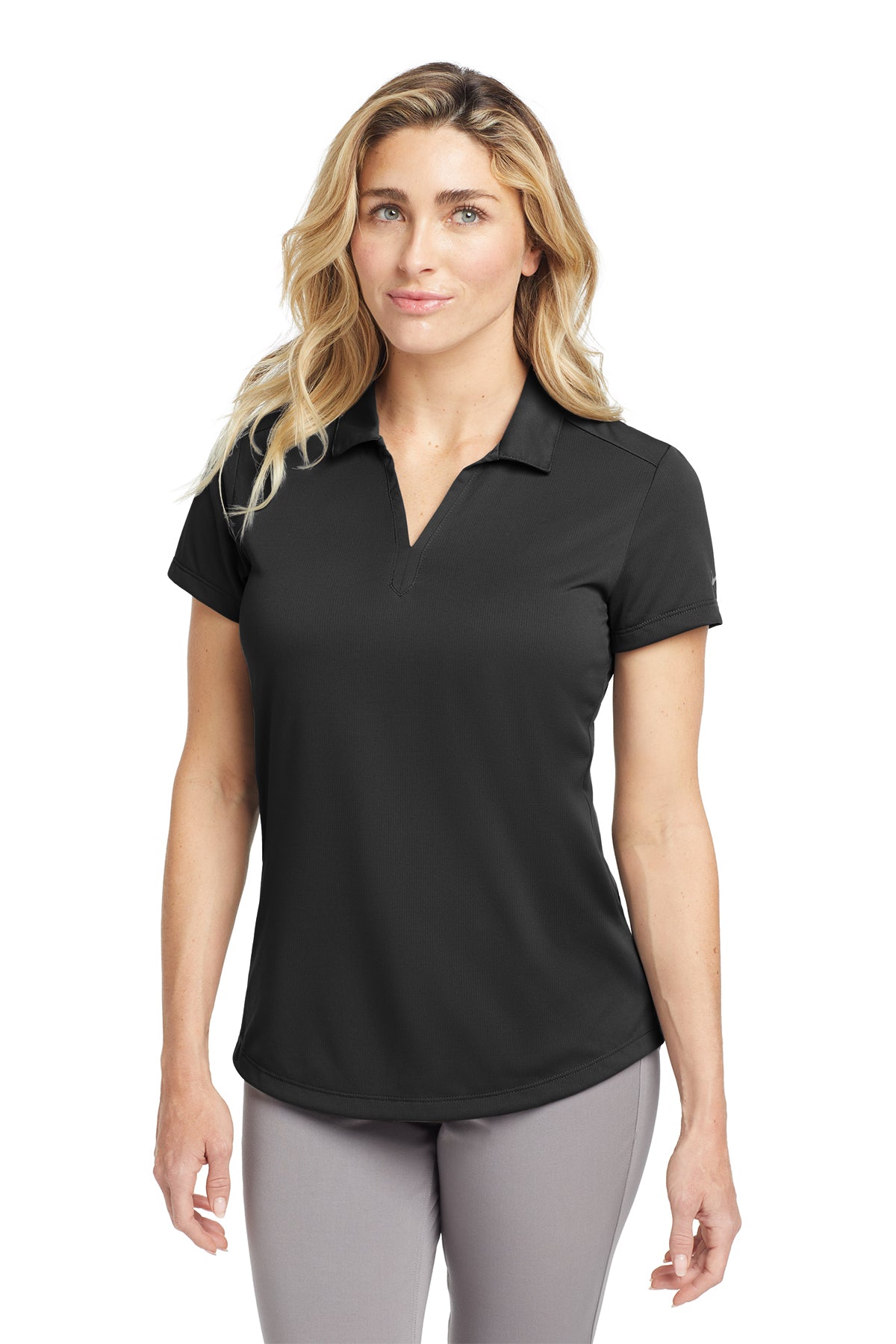 Nike Women's Dri-FIT Legacy Polo in Black, style 838957