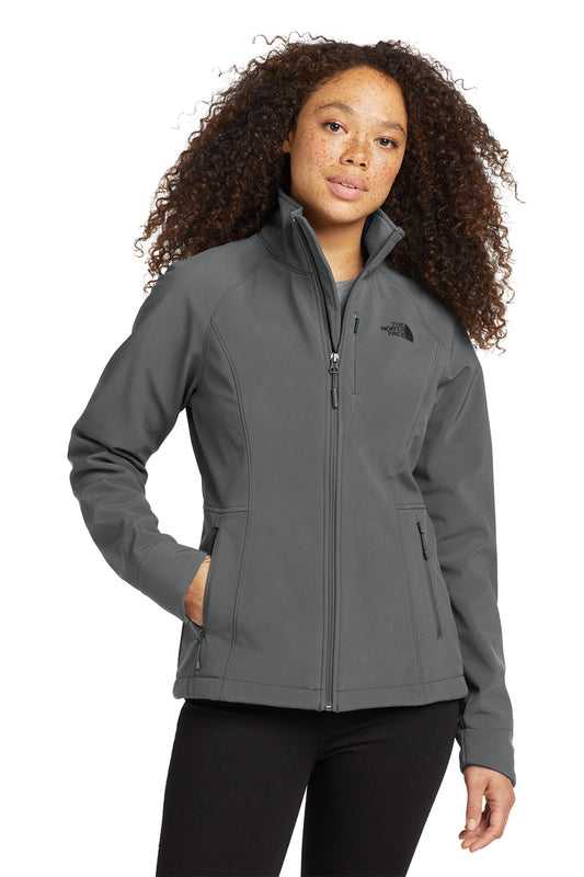 The North Face Women's Apex Barrier Soft Shell Jacket in Asphalt Grey, style NF0A3LGU