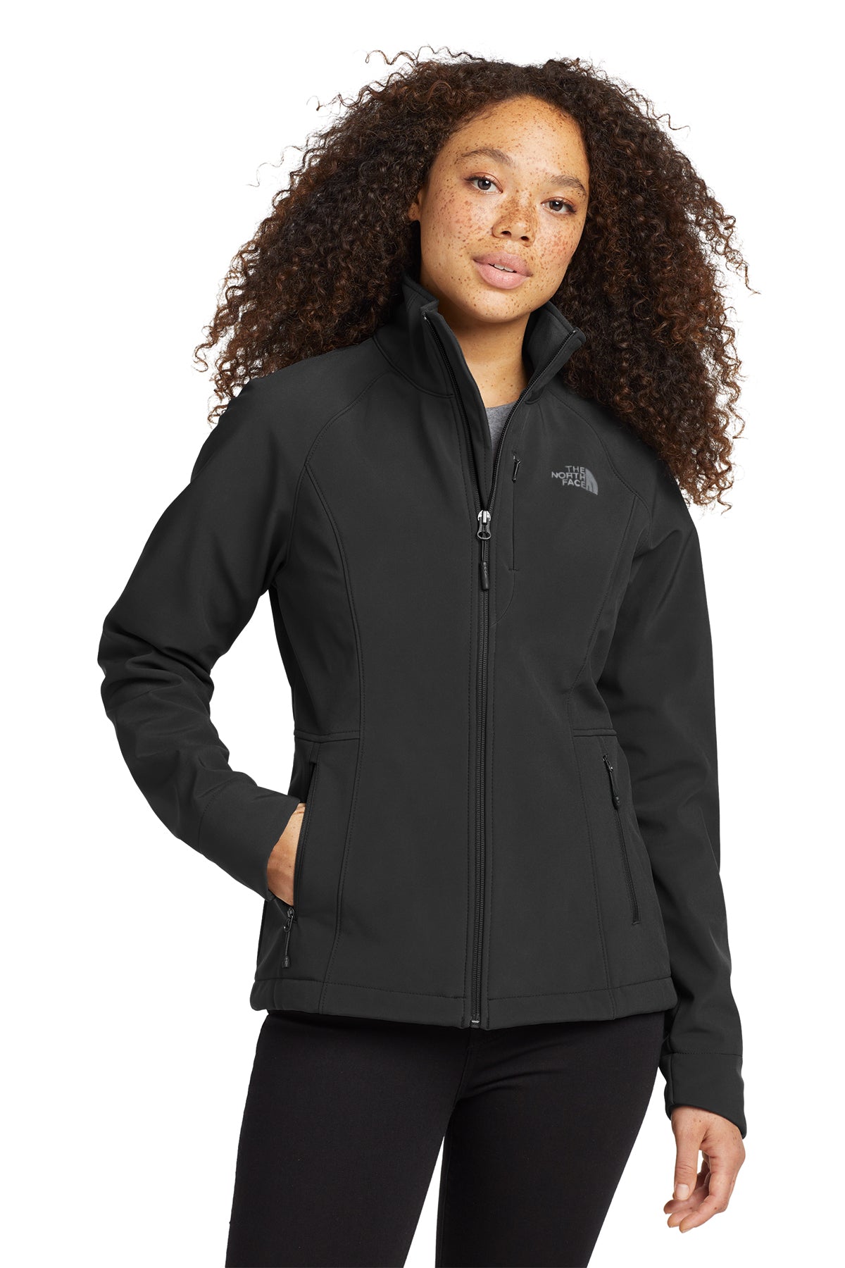 The North Face Women's Apex Barrier Soft Shell Jacket in TNF Black, style NF0A3LGU