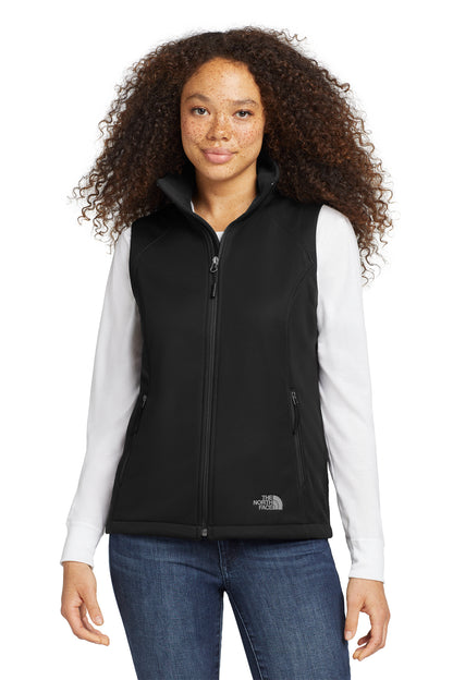 The North Face Women's Ridgewall Soft Shell Vest in TNF Black, style NF0A3LH1