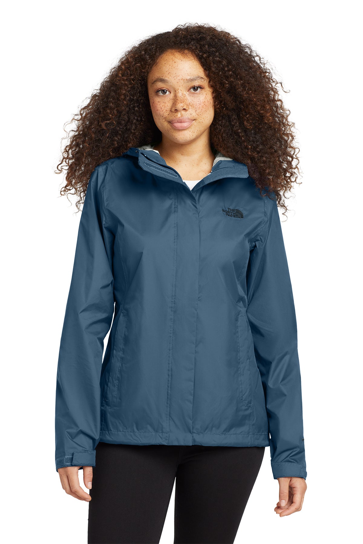 The North Face Women's DryVent Rain Jacket in Shady Blue, style NF0A3LH5