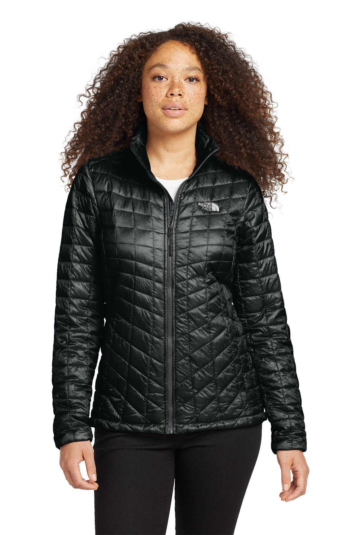 The North Face Women's ThermoBall Trekker Jacket in TNF Black, style NF0A3LHK