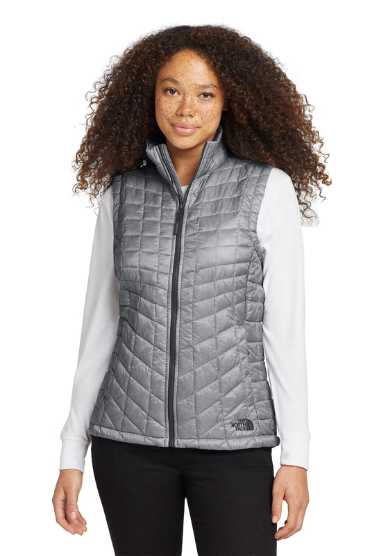 The North Face Women's ThermoBall Trekker Vest in Mid Grey, style NF0A3LHL