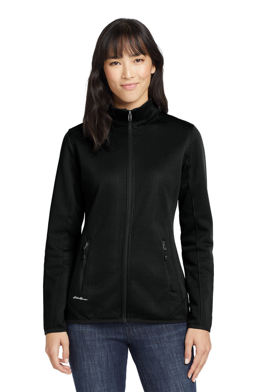 Eddie Bauer Women's Dash Full-Zip Fleece Jacket in Black, style EB243