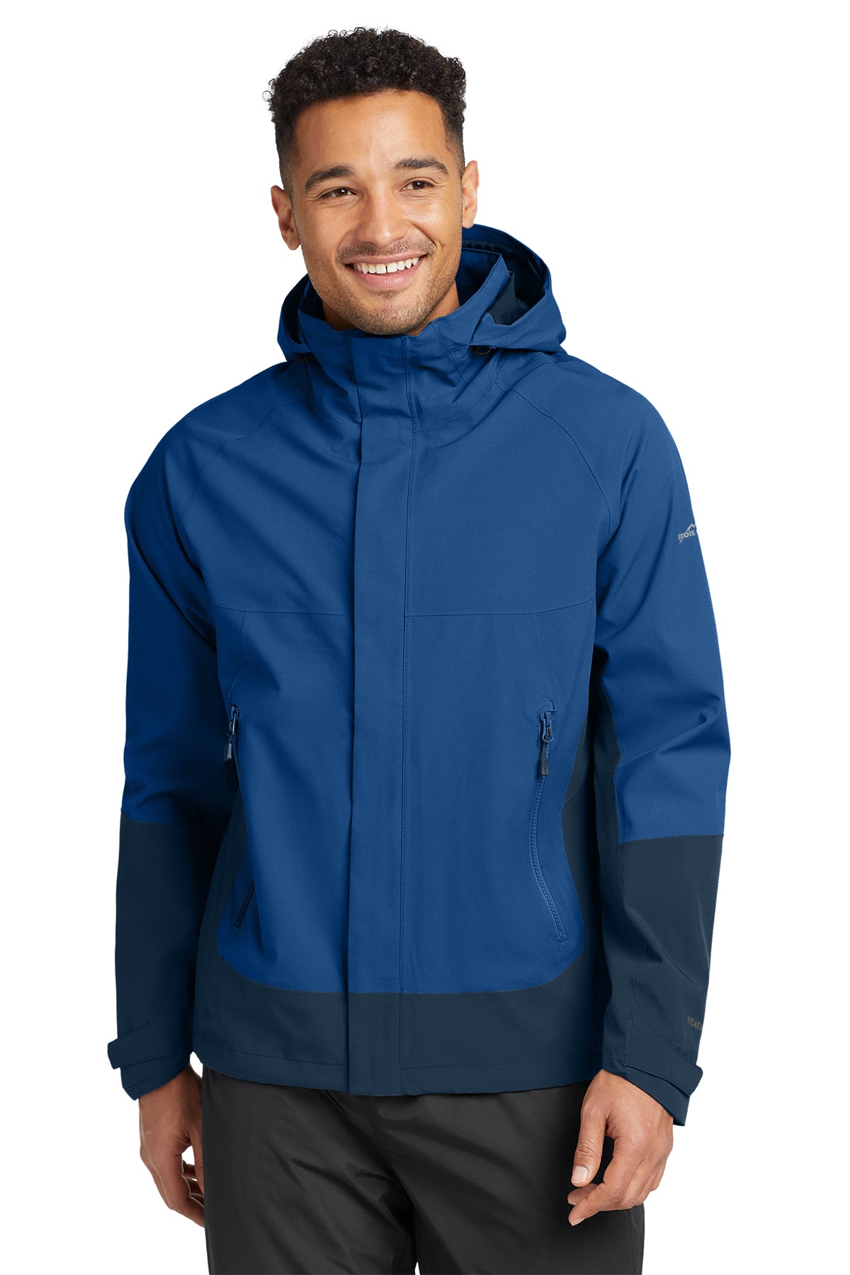Eddie Bauer WeatherEdge Jacket in Cobalt Blue/ River Blue Navy, style EB558