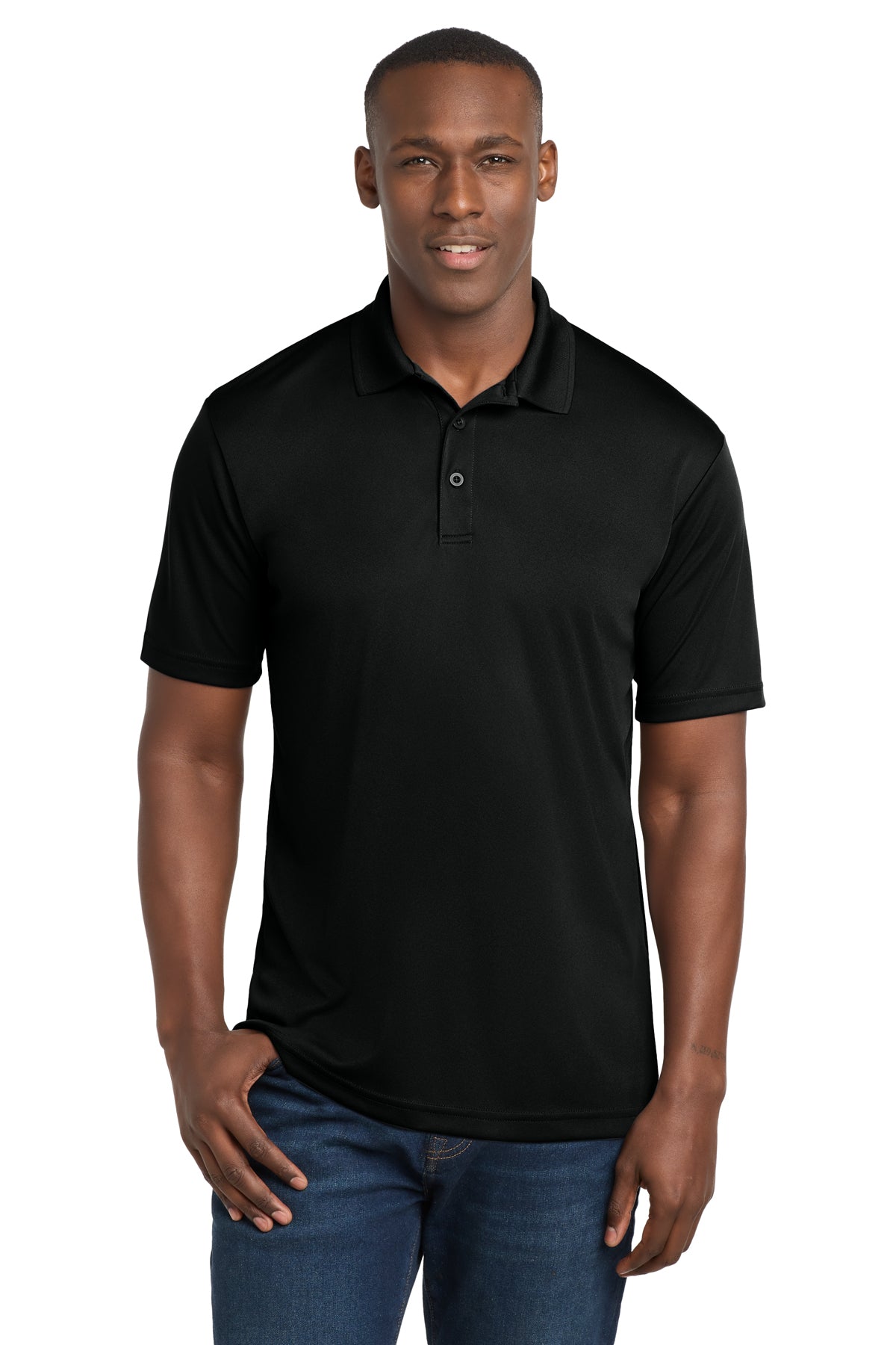 Sport-Tek PosiCharge Competitor Polo in black