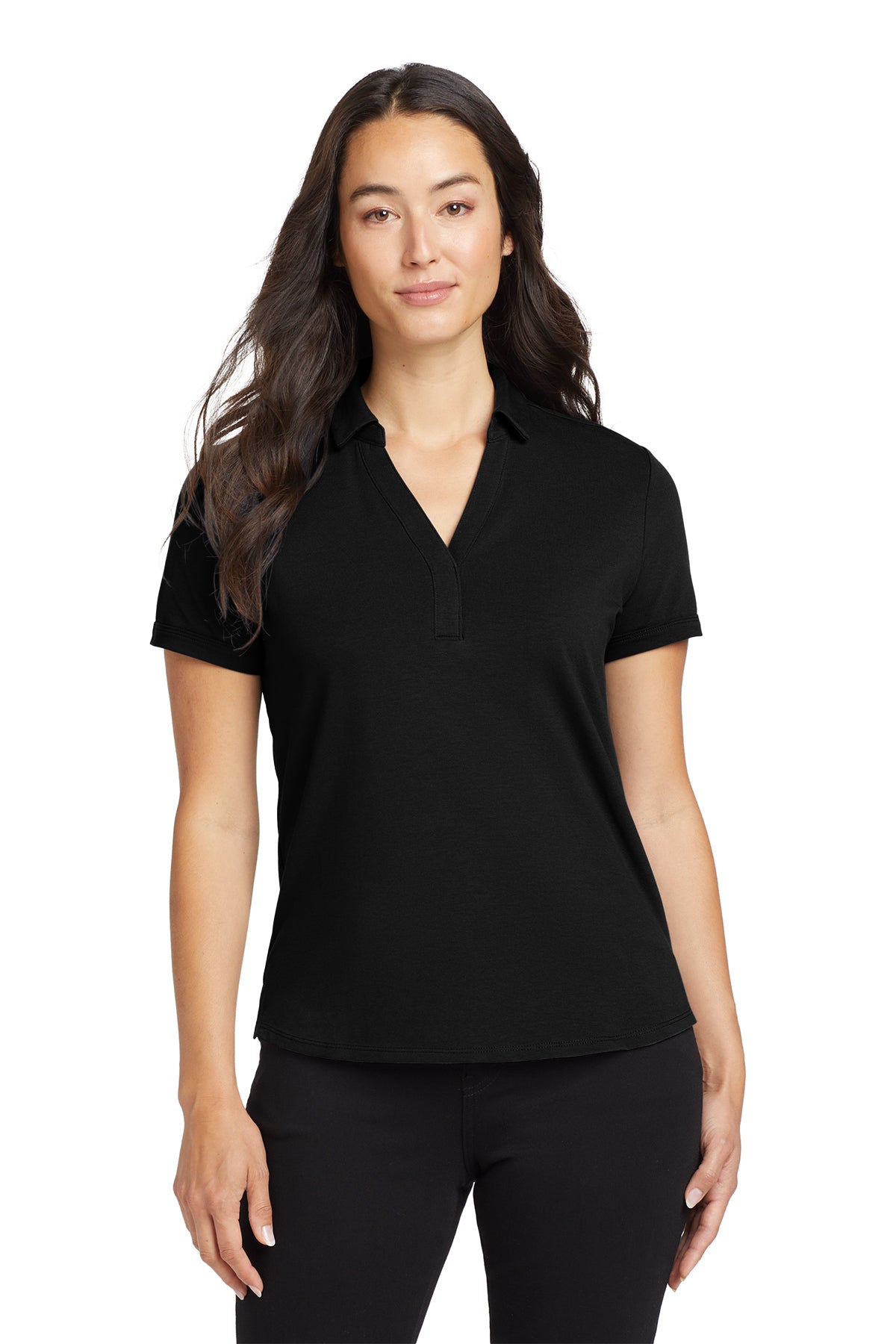 OGIO Women's Limit Polo in Blacktop, style LOG138