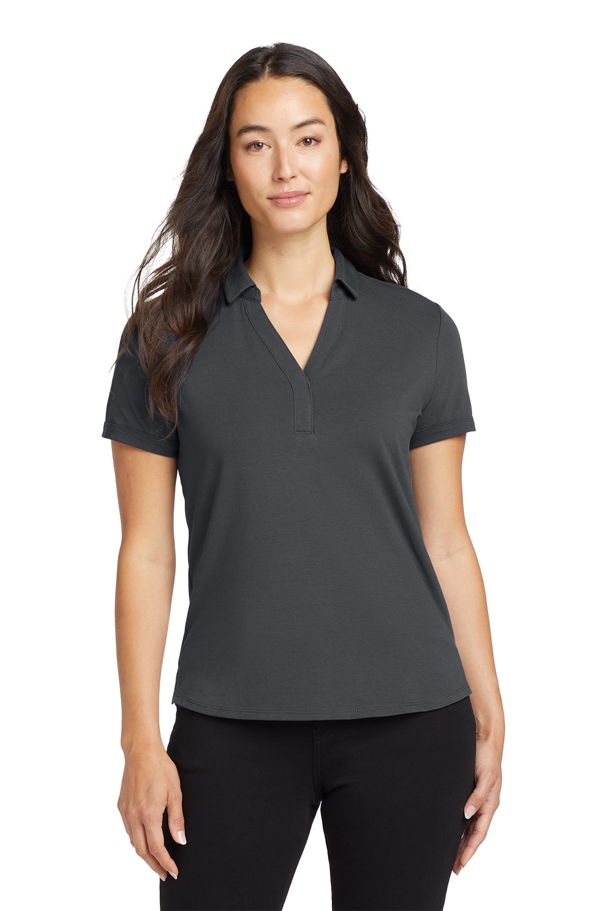 OGIO Women's Limit Polo in Diesel Grey, style LOG138