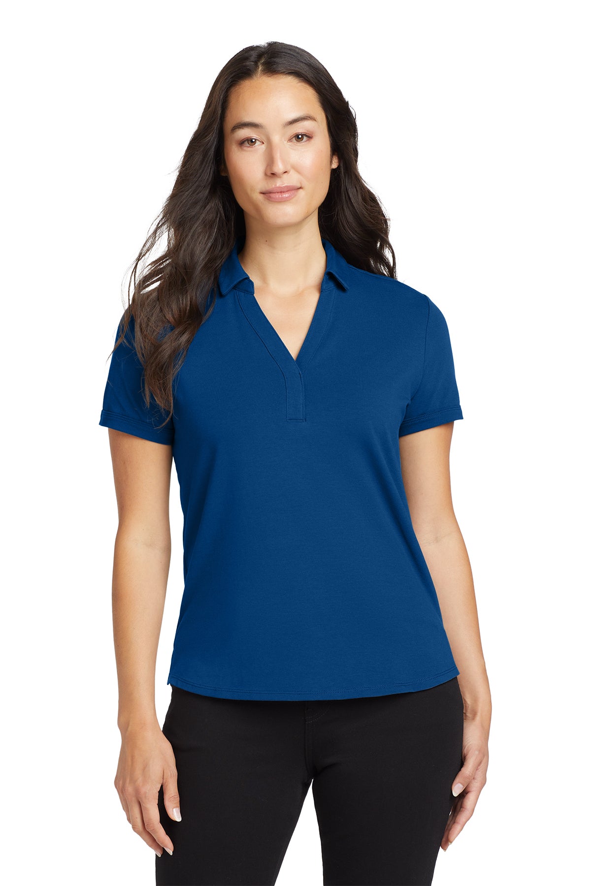 OGIO Women's Limit Polo in Force Blue, style LOG138