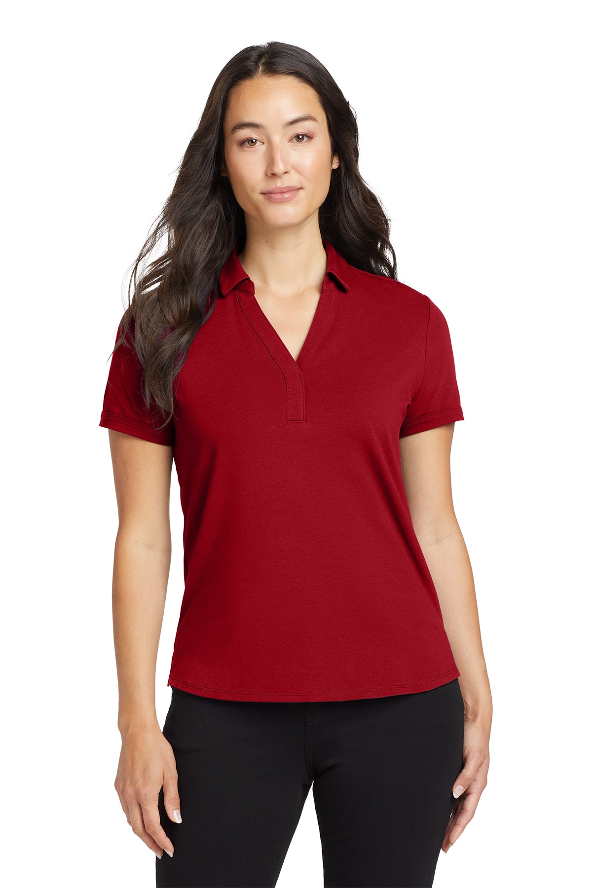 OGIO Women's Limit Polo in Signal Red, style LOG138