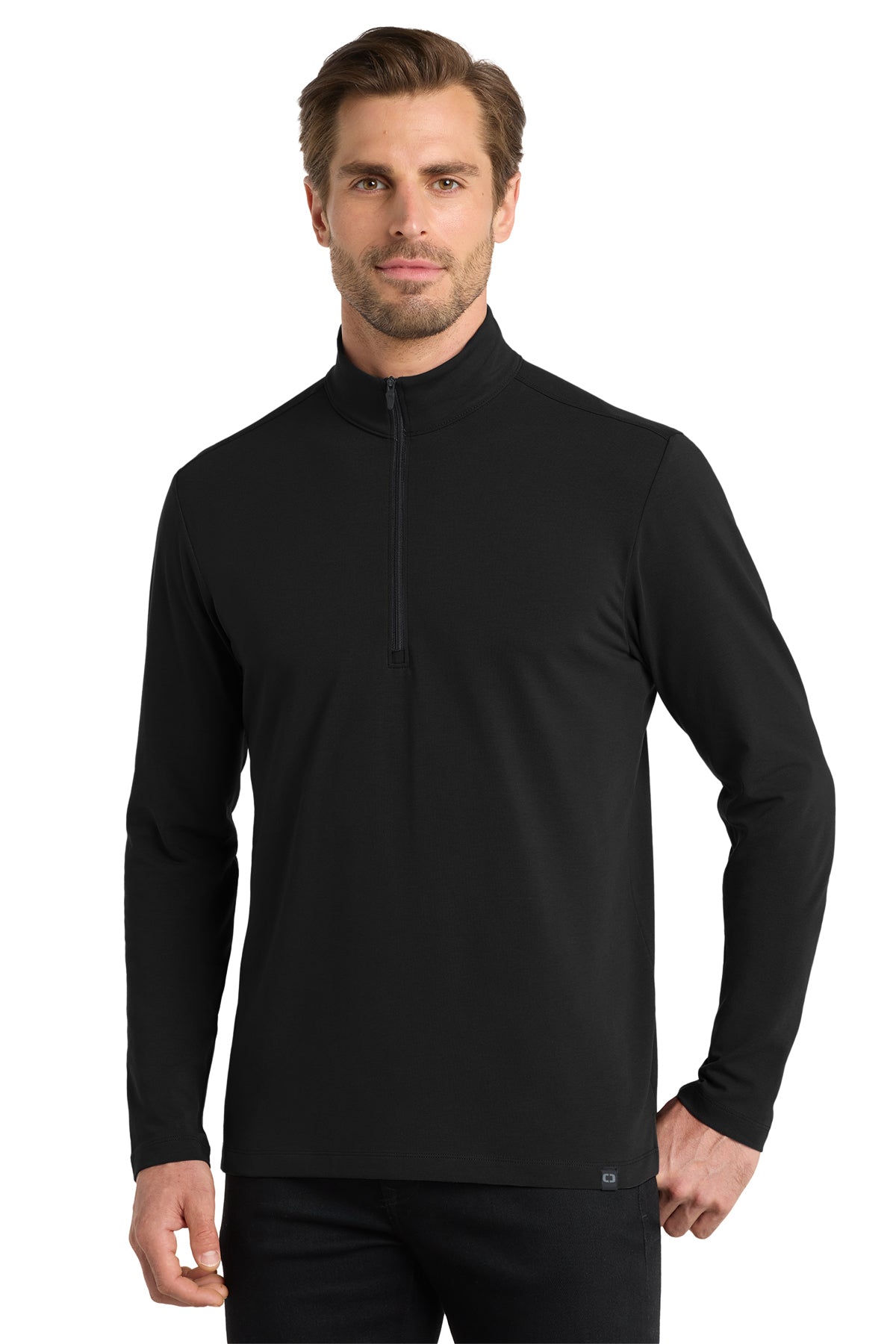 OGIO Limit 1/4-Zip in Blacktop, style OG139