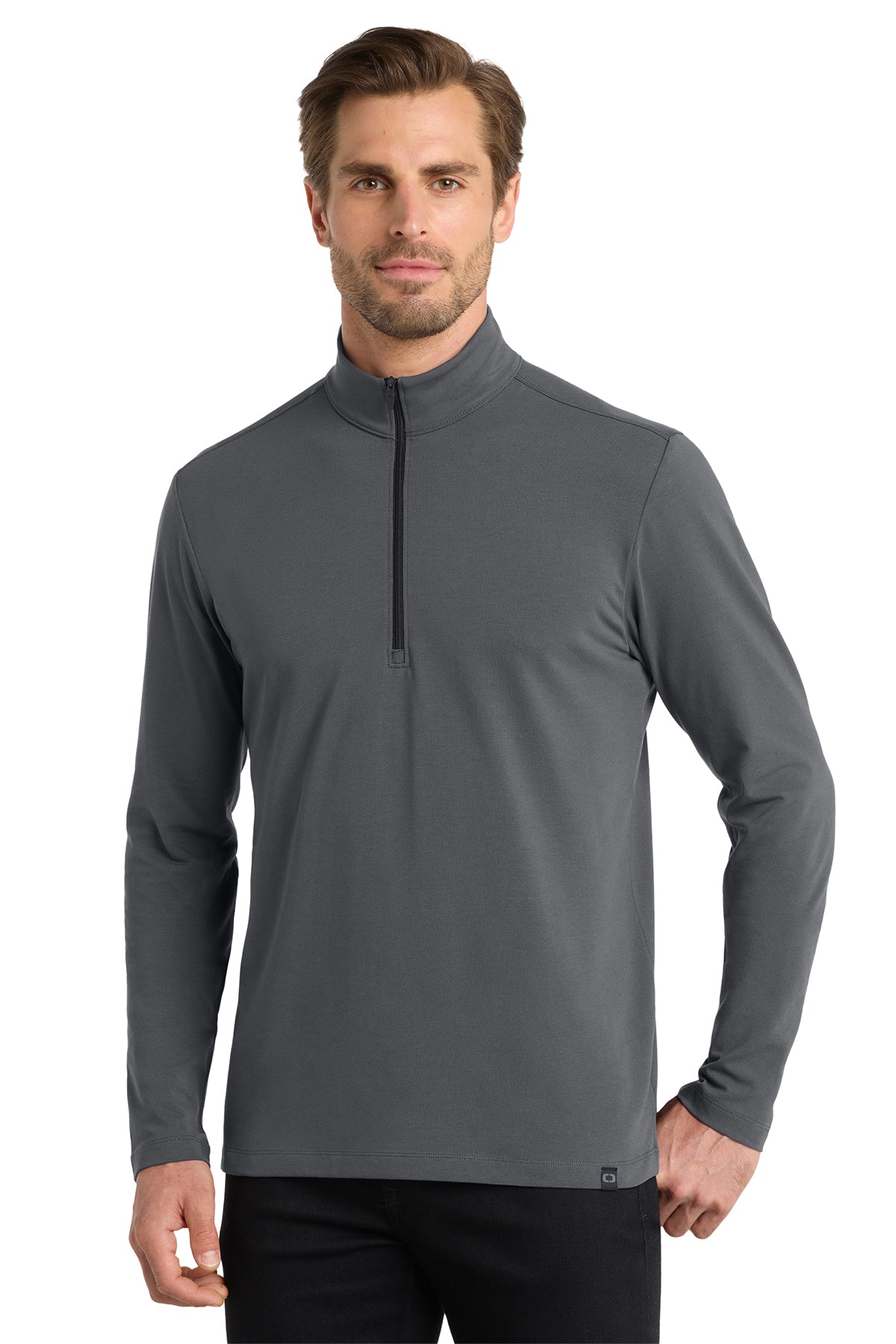 OGIO Limit 1/4-Zip in Diesel Grey, style OG139