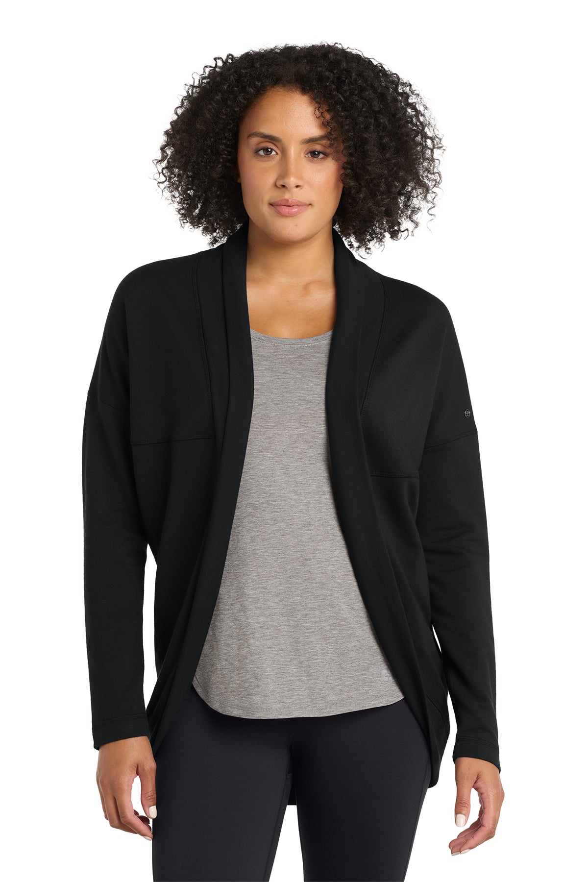 OGIO Women's Luuma Cocoon Fleece in Blacktop, style LOG811