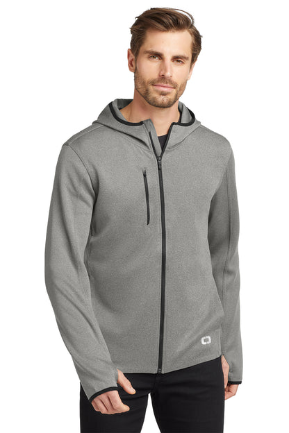 OGIO Stealth Full-Zip Jacket in Heather Grey, style OE728