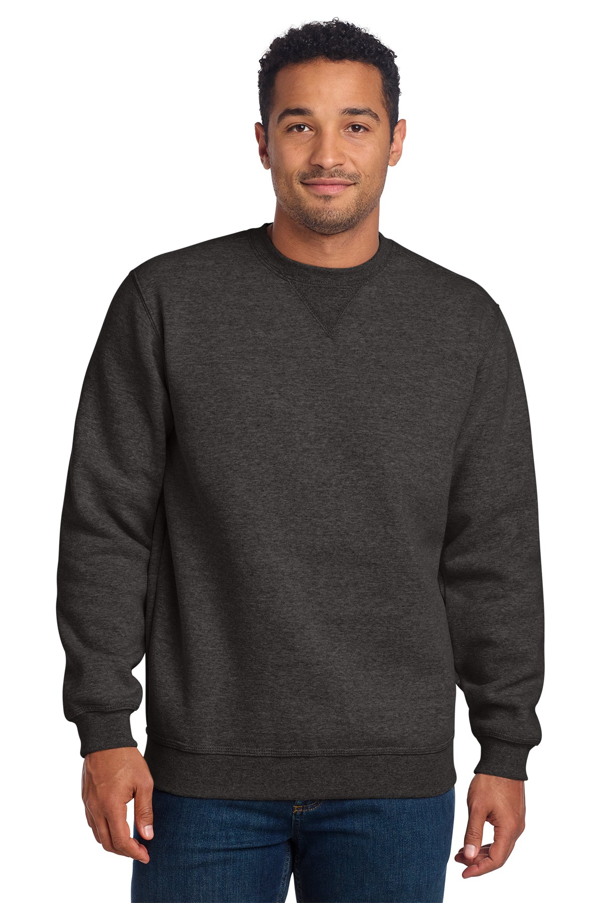 Carhartt® Midweight Crewneck Sweatshirt in Carbon Heather, style CTK124