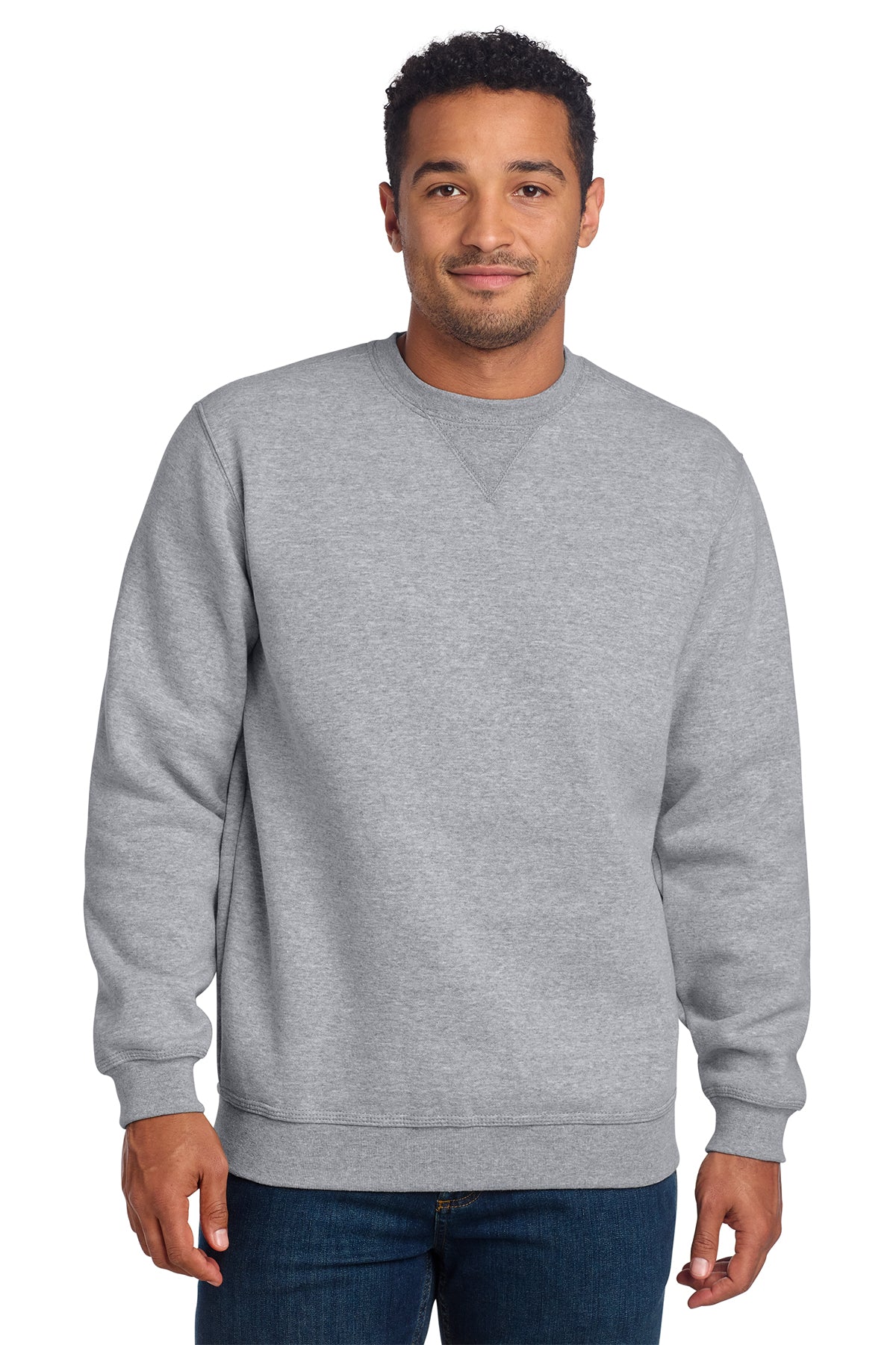 Carhartt® Midweight Crewneck Sweatshirt in Heather Grey, style CTK124