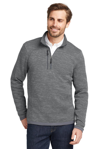 Eddie Bauer Sweater Fleece 1/4-Zip in Dark Grey Heather, style EB254