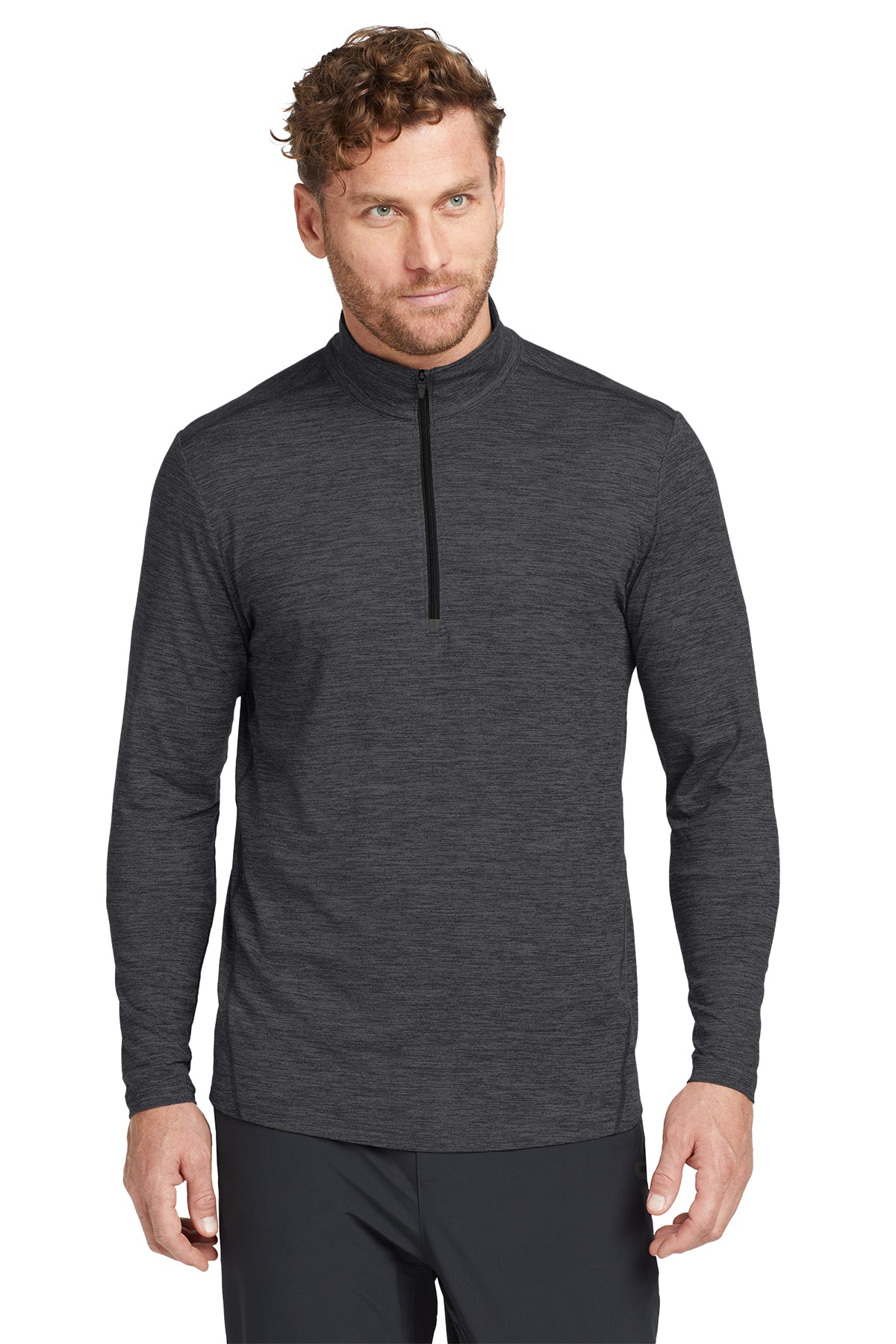 OGIO Force 1/4-Zip in Blacktop Heather, style OE341