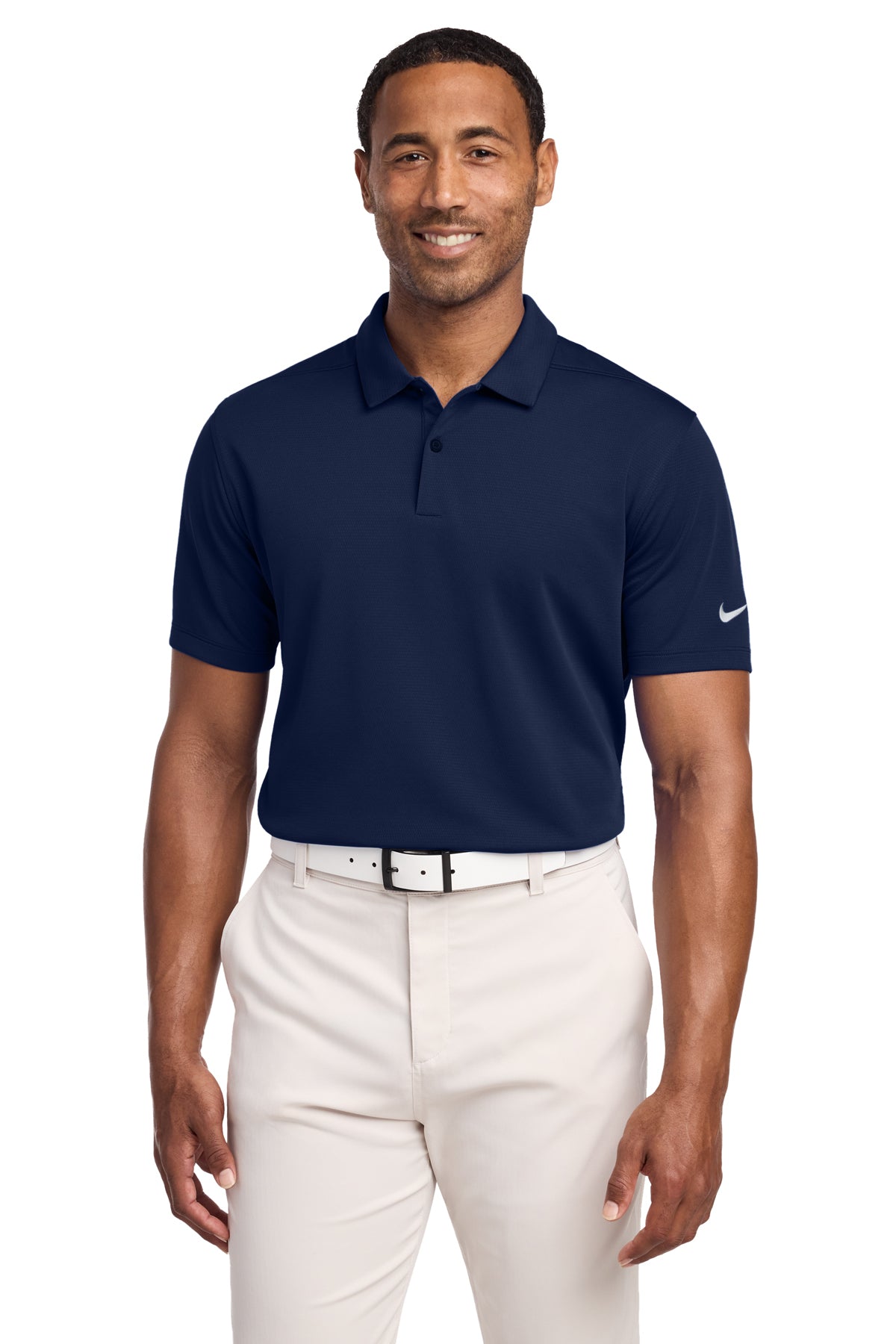 Nike Dry Essential Solid Polo in Midnight Navy, style NKBV6042