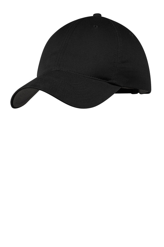 Nike Unstructured Cotton/Poly Twill Cap in Black, style NKFB6449