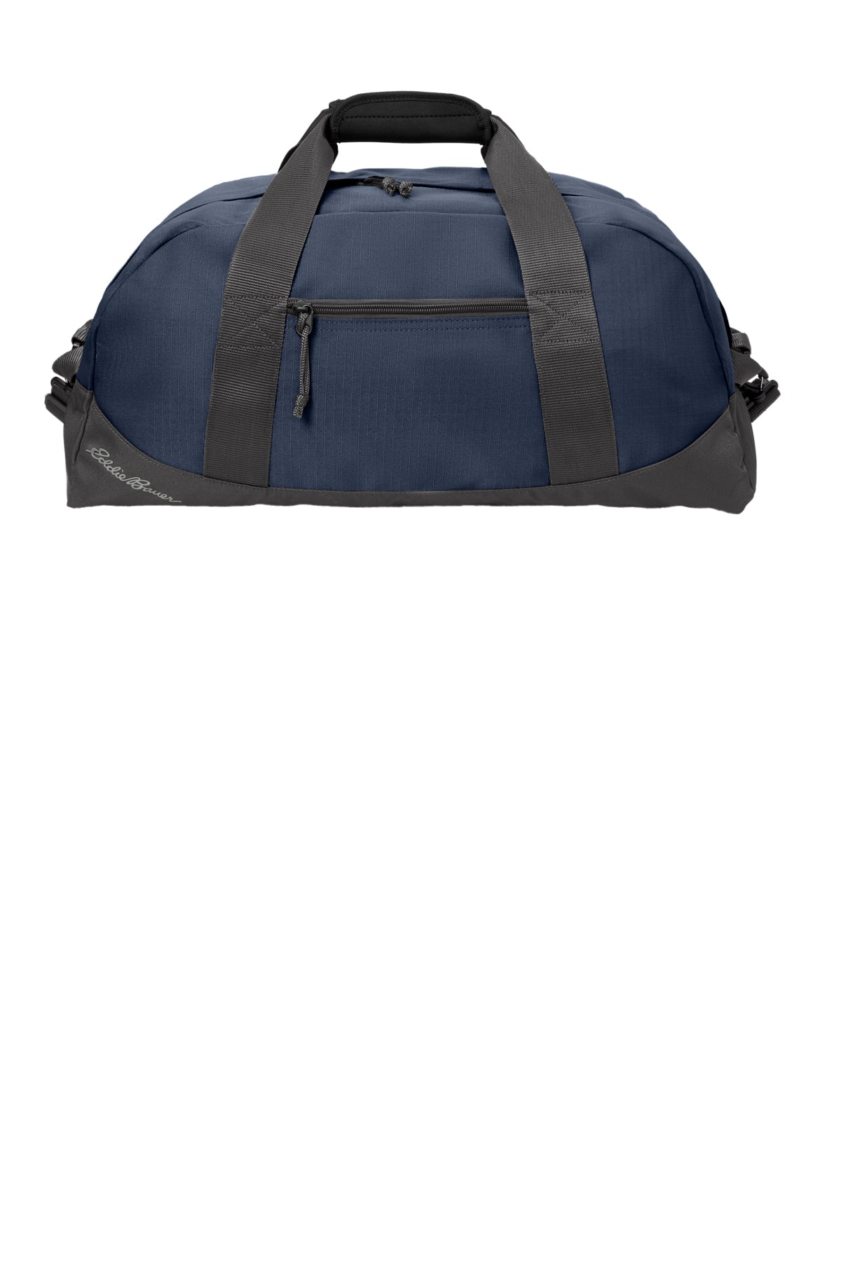 Eddie Bauer Medium Ripstop Duffel in Coast Blue/ Grey Steel, style EB900