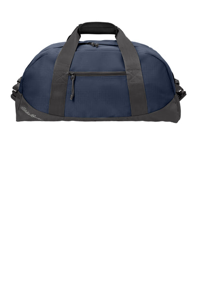 Eddie Bauer Medium Ripstop Duffel in Coast Blue/ Grey Steel, style EB900
