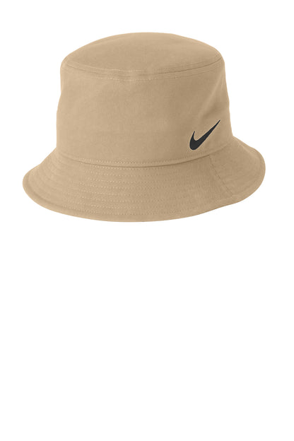 Nike Swoosh Bucket Hat in Khaki, style NKBFN6319