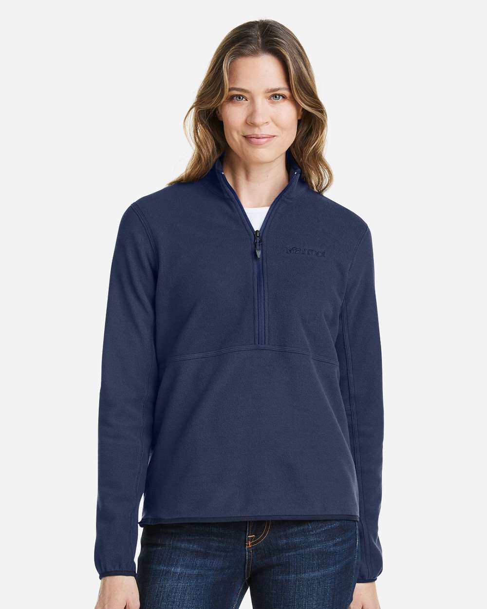 Marmot Women's Rocklin Half-Zip Jacket in Arctic Navy, style M12403