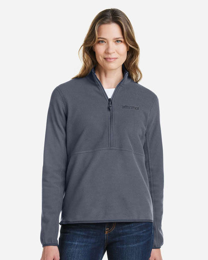 Marmot Women's Rocklin Half-Zip Jacket in Steel Onyx, style M12403