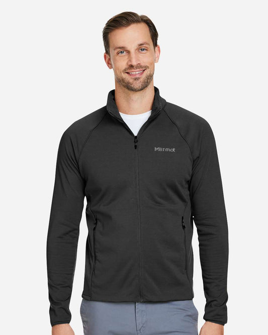 Marmot Men's Leconte Fleece Jacket in Black, style M15382