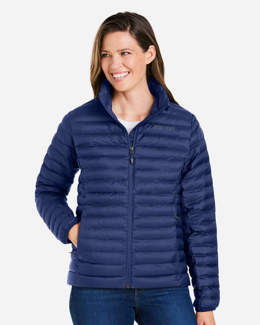 Marmot Women's Echo Featherless Jacket in Arctic Navy, style M15870