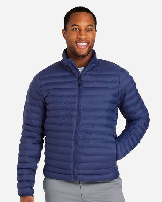 Marmot Men's Echo Featherless Jacket in Arctic Navy, style M15910