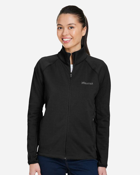 Marmot Women's Leconte Fleece Jacket in Black, style M15392