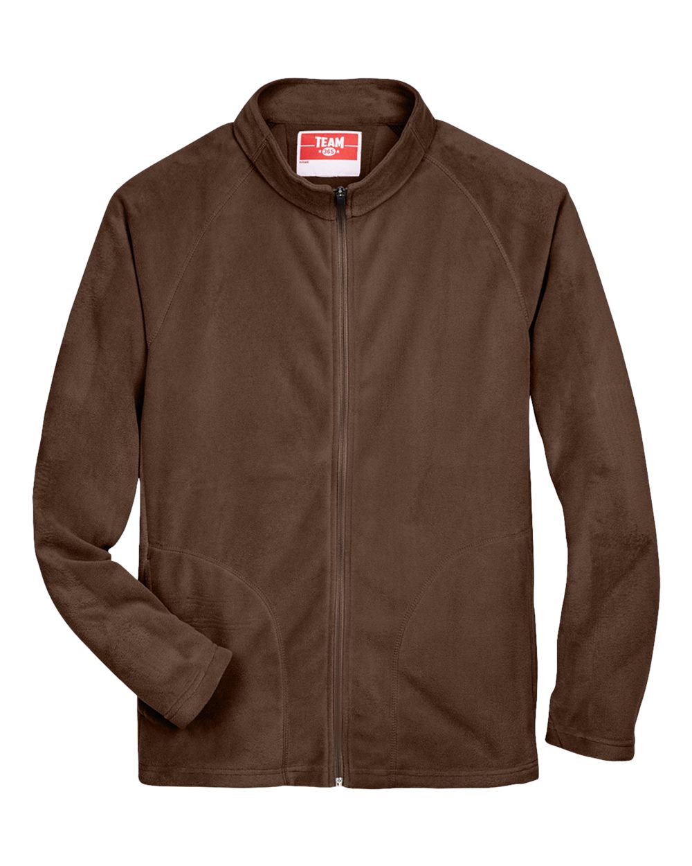 Team 365 TT90 Campus Microfleece Jacket in Sport Dark Brown